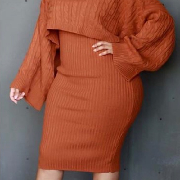 The Heather Rustic Delight 2piece Sweater DressSet - Picture 3 of 7